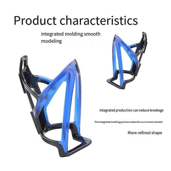 Sort+Blå Cykel Gradient Vandflaskeholder, Tofarvet PC Cykeltilbehør