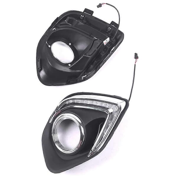 LED DRL Kjørelys Tåkelys 12V Bil Kjørelys for ASX 2013-2015 (Hvite Lys)