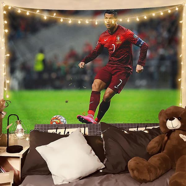Cr #22 Ronaldo Plakat Hengende Stoff Hjem Bakgrunnsdekor