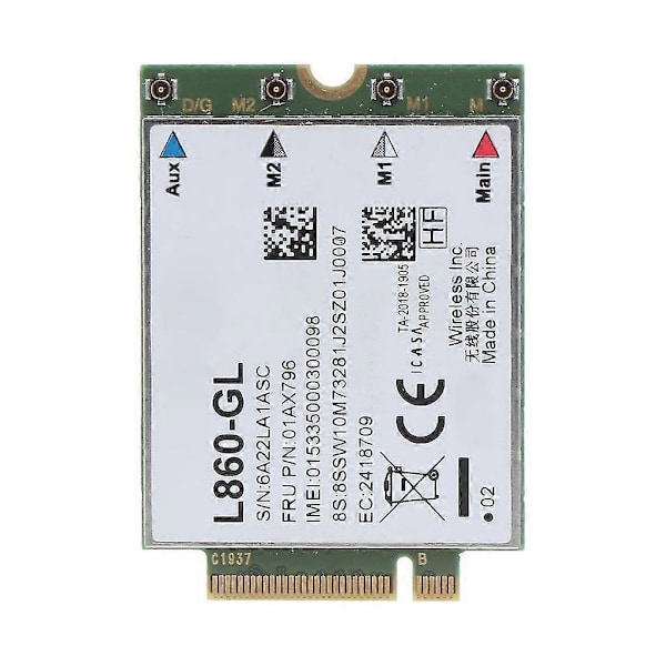 4g Modul Fibocom L860-gl Wwan Kort Til Lenovothinkpad X1 Carbon 7. generation, p43