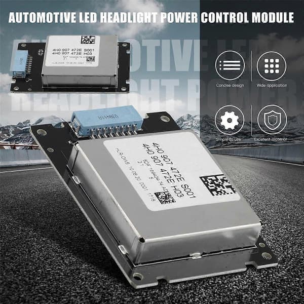 For A6 A8 S6 S8 RS7 2011-2018 Bil LED Hovedlys Strømkontrollmodul 4H0907472E
