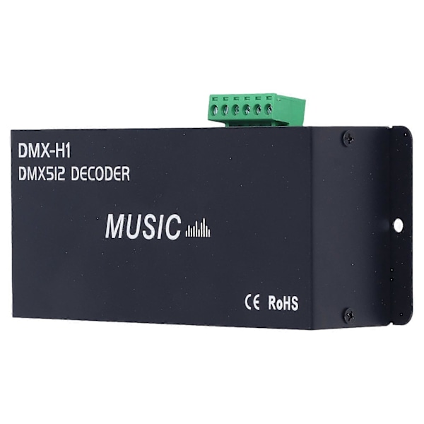 3-kanals DMX-dekoder Justerbar RGB-dæmpning LED-dekodercontroller til barer hoteller Sober Bar8A