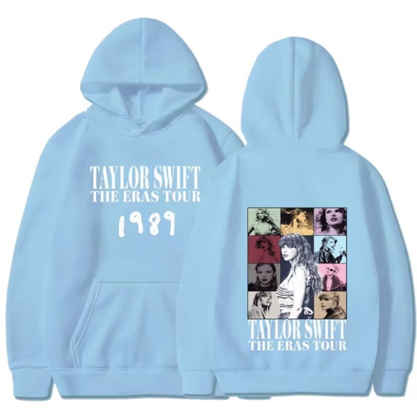 Tylor Ers r 0 Ccert r Crewc Taylor Swift 1989 Hoodie för Män och Kvinnor sky blue XL