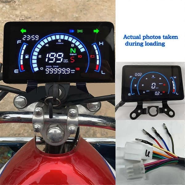 Digitalt Meterpanel til ITALIKA EX125 FORZA125 Ft125 Speedometer Odometer Måler Assy til CG125