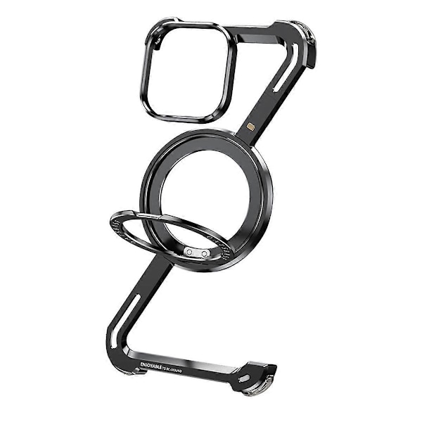 Telefonstativ for 15PRO MAX Telefondeksel Pai Z Dekseltype Metall Rammeløs Multi-Funksjonelt Portabelt Stativ, C