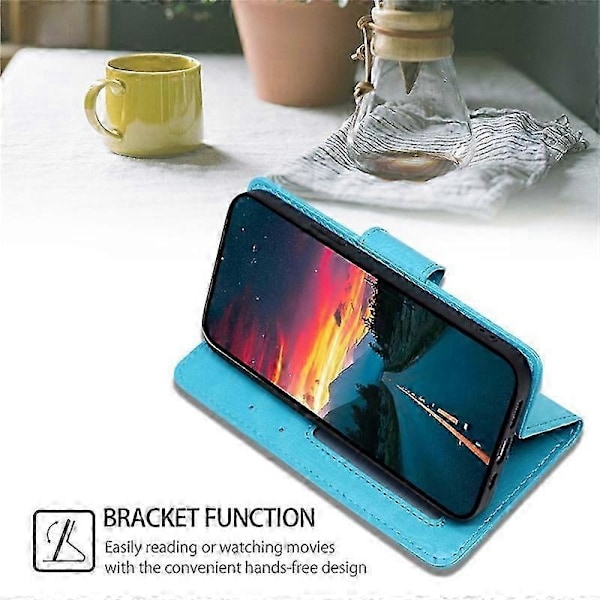 För Samsung Galaxy A15 4G/5G Läderfodral Plånboksställ Telefonskal P20211224630 Style C