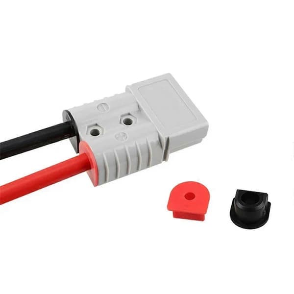 40 STK Vandtæt Solid Ledningsstik Kabel Rød Sort Fast Stik 50A Materiale Kabelbeskyttelse Faste Stikterminaler