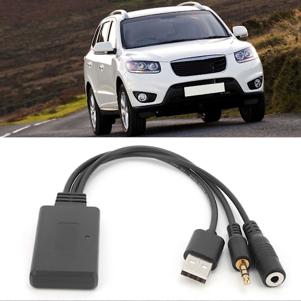 Auto Bluetooth Audio -kaapeli AUX-mikrofonisovitin Hyundai Accent / Azera / Elantra / Genesis -malleihin