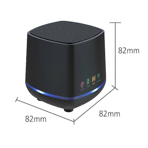 1 Par Mini Høyttaler Stereo Surround Sound Box USB-Grensesnitt Datamaskiner Høyttaler for Hjemmekontor Skrivebord