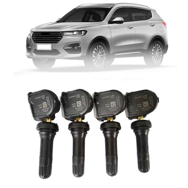 4 st TPMS Däcktryckssensor 433MHZ 3641100XKR02A för 2019 F7 H6 WEY VV5 VV6 VV7 Däcksensor Crysler
