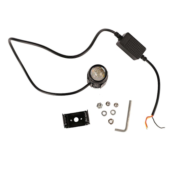 Motorcykel LED Spotlight Høj Lysstyrke Høj Lav Stråle Dobbelt Farver Vandtæt til Bil SUV ATV UTV Gul Lav Stråle, Hvid Høj Stråle