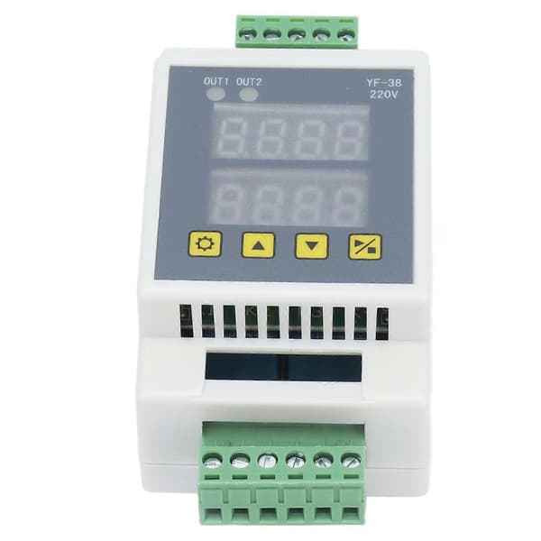 Forsinkelsesrelé Puls Trigger Timing Cycle Switch Module 2-veis Multifunksjonskontrollkort YF?38AC220V