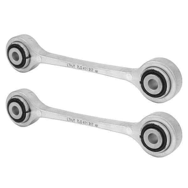 2st Stabilisatorlänk Vänster Höger Aluminium 7L0411317 Silver Hög Hållfasthet Ersättning för Q7 2007?2015
