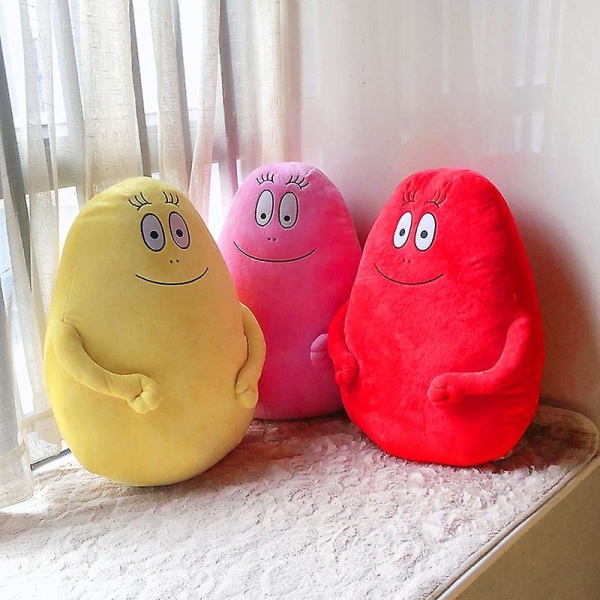 50cm Familj Barbapapa Plyschleksak Stor storlek Mjuk tecknad Anime stoppade kuddar Dockkudde Snittkudde Leksak för barn Barn Present 20cm