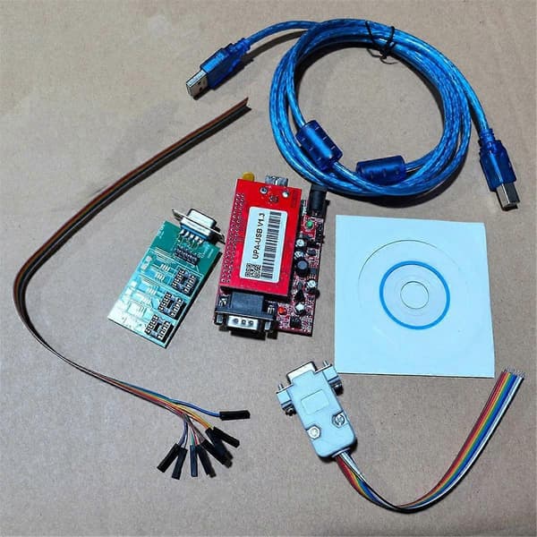 UPA USB .3 med testkabel ECU Chip Tunning Fuld Script Upa Usb Programmer Fuld Eeprom Adapter
