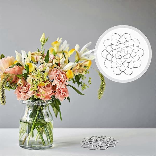 Blomsterarrangement Holder Blomsterarrangement Assistent Genanvendelig Rustfrit Stål 8 tommer