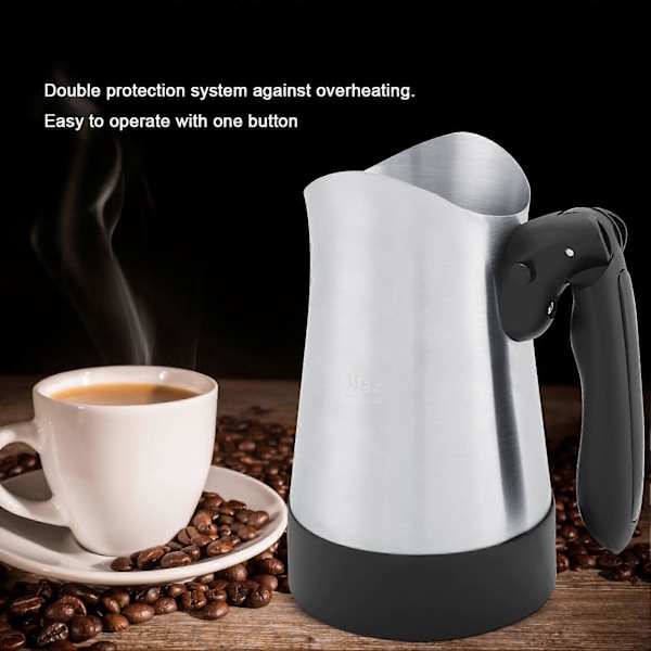 270 ml Elektrisk Tyrkisk Kaffekande Fødevaregodkendt Espressomaskine 220-240V