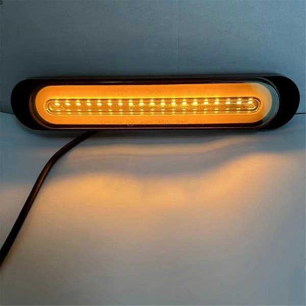 Bil LED Dynamiske Blinklys 12V-24V Baglygte Advarselslys Omridslampe til Bus Trailer RV Lastbil -021,A