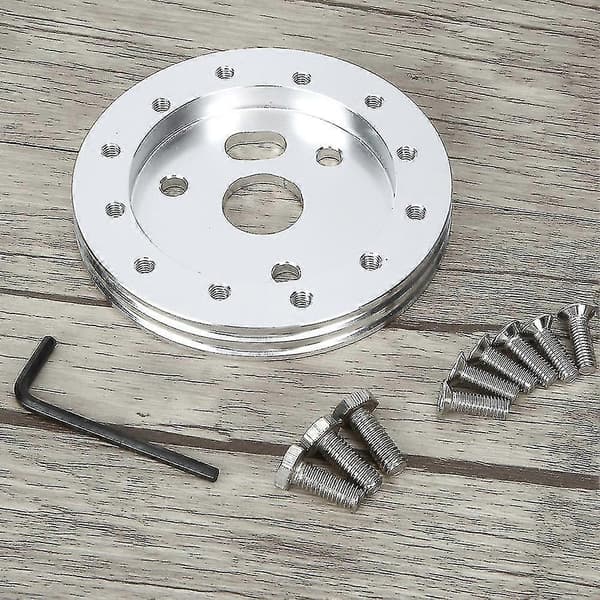 Universelt rat til Grant 3-huls 0,5in Hub Spacer Pad til 6-huls adapter (sølv)