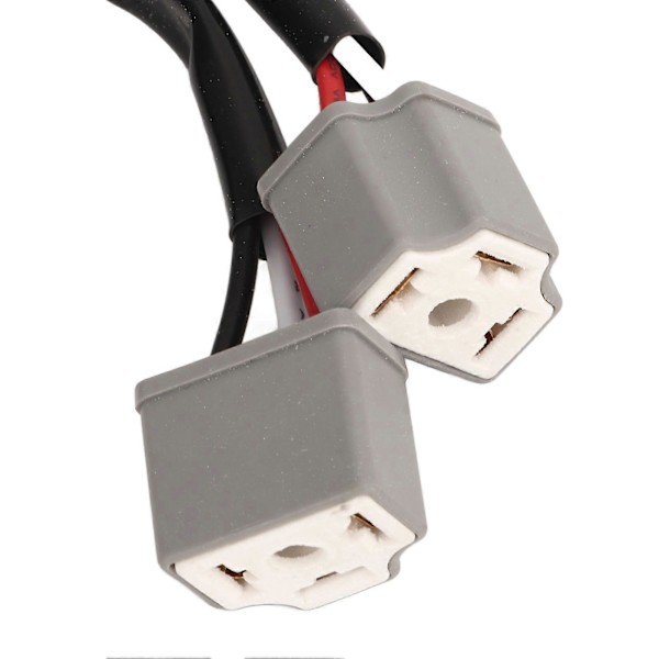 2 stk. 9003 H4 frontlykter ledningsnett sokkeladapter hann til hunn 2-veis splitterledninger for lastebil pickup LED-kabelplugg