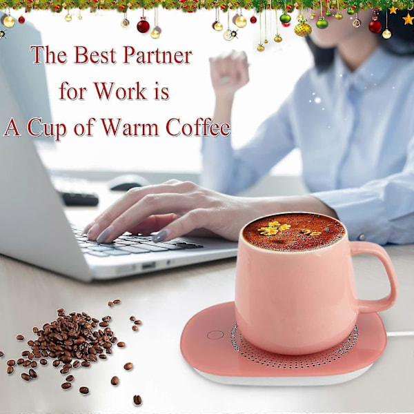 Halv Pris USB Elektrisk Kaffekrus Varmeplade Te Drikkevarme Plade Skrivebordskop Pad 100% Ny White pad