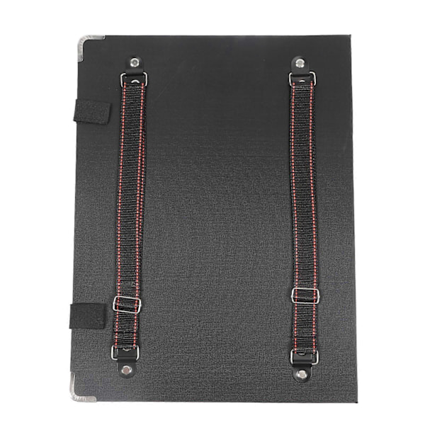 Taideportfolio-laukku 40 cm pitkä, 30 cm leveä, litteä, vahva puu, kevyt taiteilijan kantolaukku luonnosteluun ja piirtämiseen lapsille