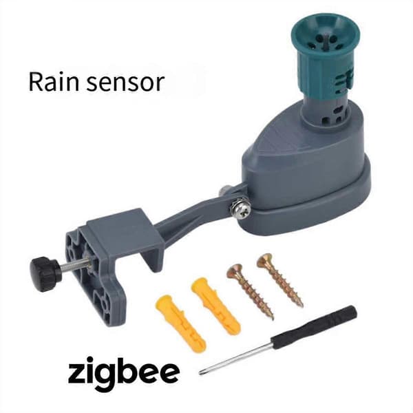 ZigBee Trådlös Regnsensor Justerbar Inställning Cyklisk Timer Bevattningsenhet Intelligent Länkage Fjärrkontroll
