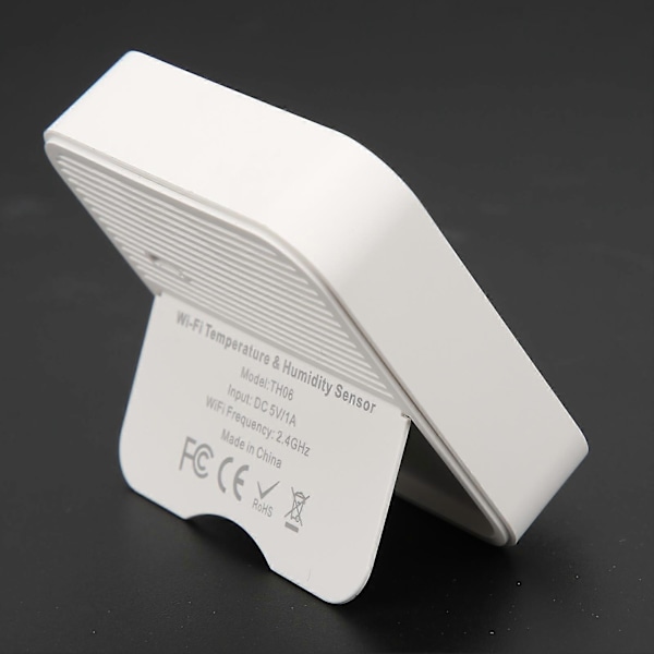 TH06 WIFI Smart Termometer Hygrometer Sensor Digital Temperatur Fugtighedsmåler til Indendørs Brug