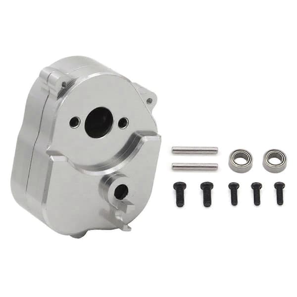 För 1/12 MN82 LC79 MN78 Transmission Metallväxellådshus RC Bil Uppgraderingsdelar Uppgraderingstillbehör Silver