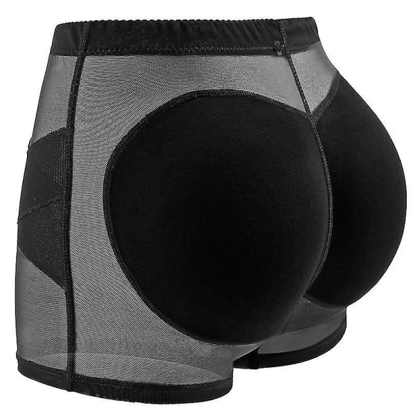 2 st Kvinnor Butt Lifter Shaper Booty Enhancer Shorts Girdle Höftförstärkare Kontroll Underkläder 2PCS black M