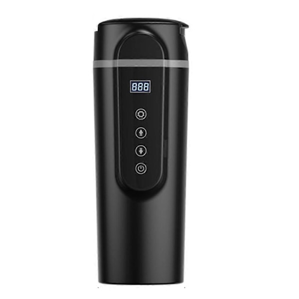 12V/24V Bil Reise Elektrisk Vannkoker Bil Varmekopp med Anti-Søl Lokk Bærbar Kaffe Reisekopp Temperaturkontroll Vannkoker for Te Melk