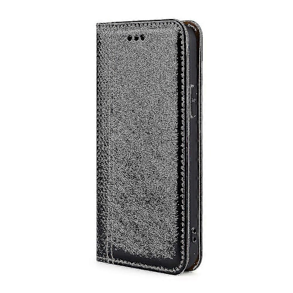 Grid Texture PU-deksel for OnePlus 11 Black