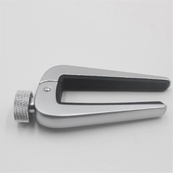 Högkvalitativt Gitarr Capo Vred Ukulele Violin Bas Capo Gitarrtillbehör Musikinstrument Silver
