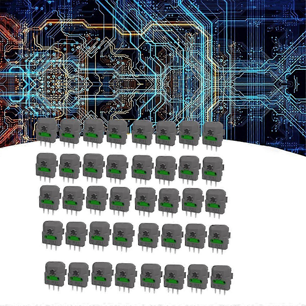 40 stk. Hall Joystick Potentiometer Sensormodul til Spilcontroller Hall Joystick Akse Modstand Mini Switch A