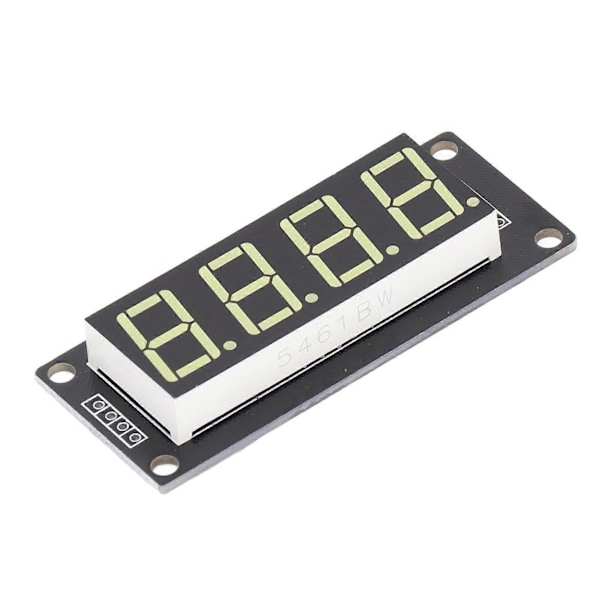 4 stk. LED Segment Digital Display Modul 4 Bit 7 Segmenter PCB Ur Modul 0,56 Tommer MRA172C Hvid