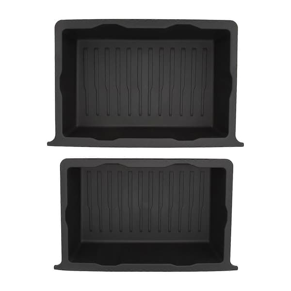 2 stk. Oppbevaringsboks under sete, under-sete-organisator, erstatningsbrett for Tesla Model Y 2020–2023