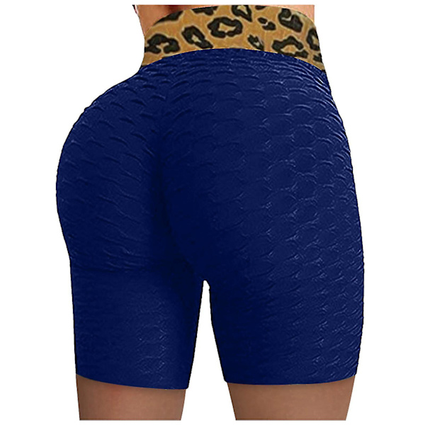 Tflycq Dam Basic Slip Cykelshorts Kompression Träningsleggings Yogashorts Byxor Blue S