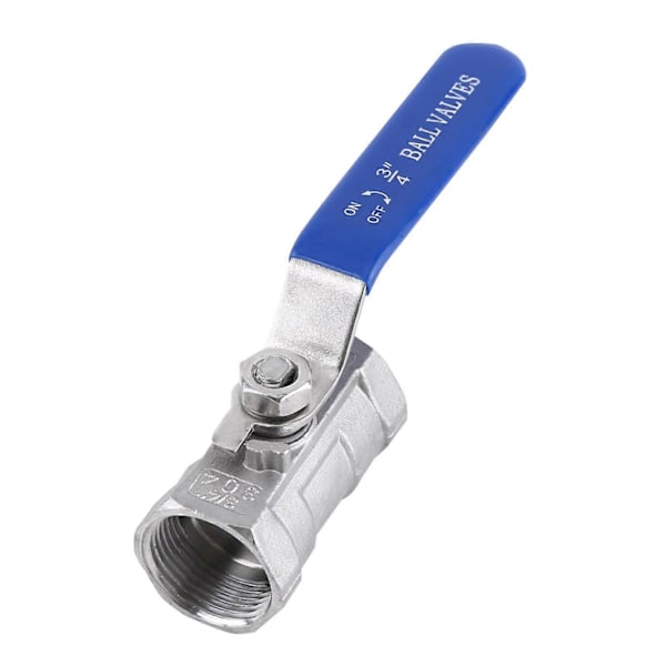 Rustfrit stål 304 Sanitær Hun Gevind Tank Rør Kuglehane (3/4\"BSP)