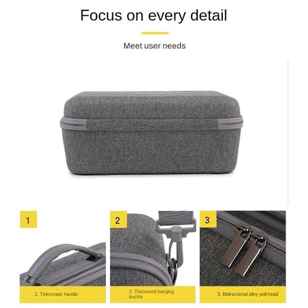 Handväska för PICO 4 VR-headset EVA Hård Förvaringsväska Box Crossbody Väska Resefodral