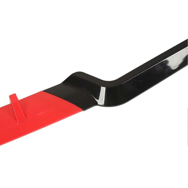 3 stk. Frontfanger Splitter Robust Delikate Hjørner Fangerleppe Spoiler Universal for A3 A4 A6 Rød