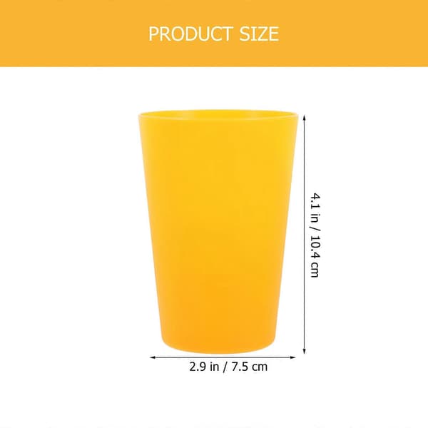 12 st Enfärgad Plast Tandborstmugg Utan Lock