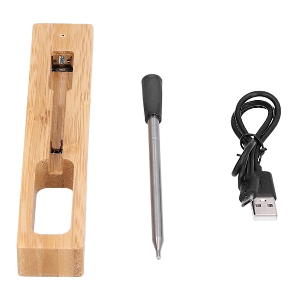 Trådlös Kötttermometer Bluetooth Sond Grill Mobilapp Hem Mat BBQ Temperaturmätare