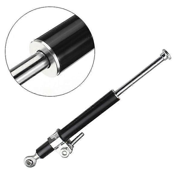 330MM Universal Aluminium Motorsykkel Styredemper Stabilisator 6-veis Justerbar Stabilisator Lineær Sikkerhetskontroll