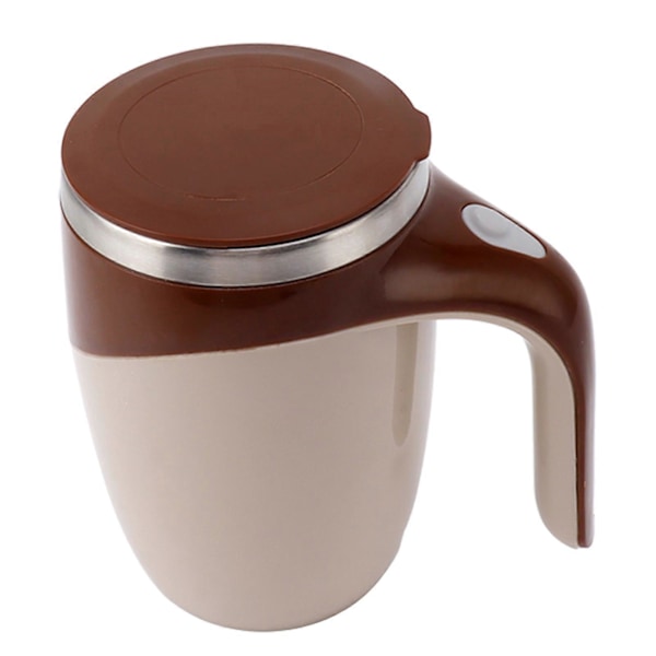 Självrörande Mugg 380ML Automatisk Magnetisk Blandning Anti-Stänk Batteridriven Blandningsmugg Kaffefärg