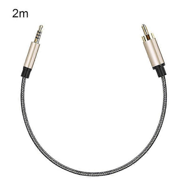 1/2m Rca Til Aux 3.5mm Jack Koaksial Audio Stik Kabel Til Xiao-mi 1/2 Tv 2M