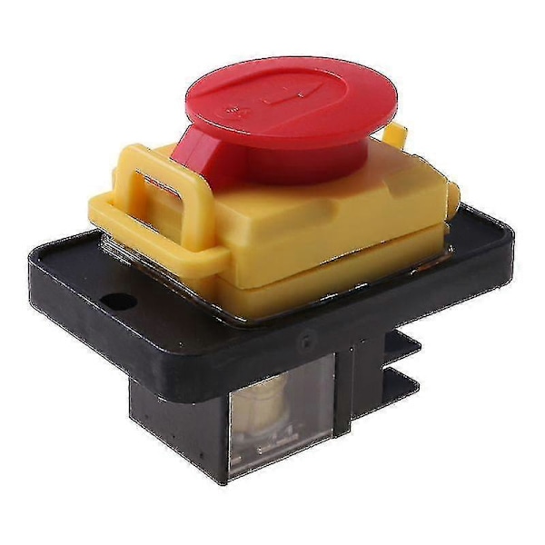 Kjd12 250v 4-pin Vanntett Magnetisk Start Stopp Nullspenningsutløser Trykknappbryter