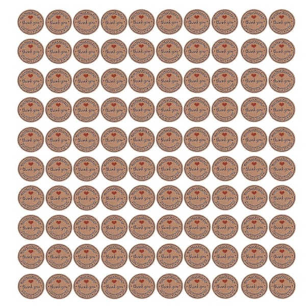 100 stk. Brune Håndlagde Hengelapper Bryllupsgave Dessertmerker Smykker Prislapp #2