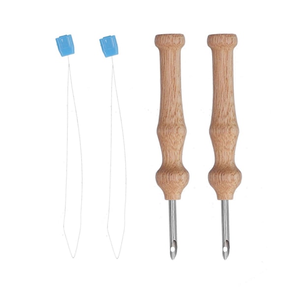 Punch Needle Kit Ergonomisk Holdbar Enkel Håndarbeidsutstyr for Hjemmebruk Håndverk