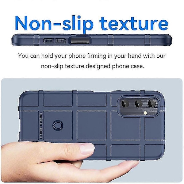 Samsung Galaxy A05s Täyspeittävä Iskunkestävä TPU-puhelinkotelo Blue