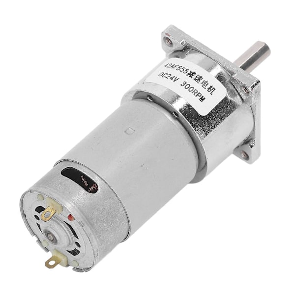 DC24V Vaihdemoottori Itselukittuva Ruuvivaihde Nopeuden Alennus Moottori Keskusakselilla CW CCW 42F555 300RPM